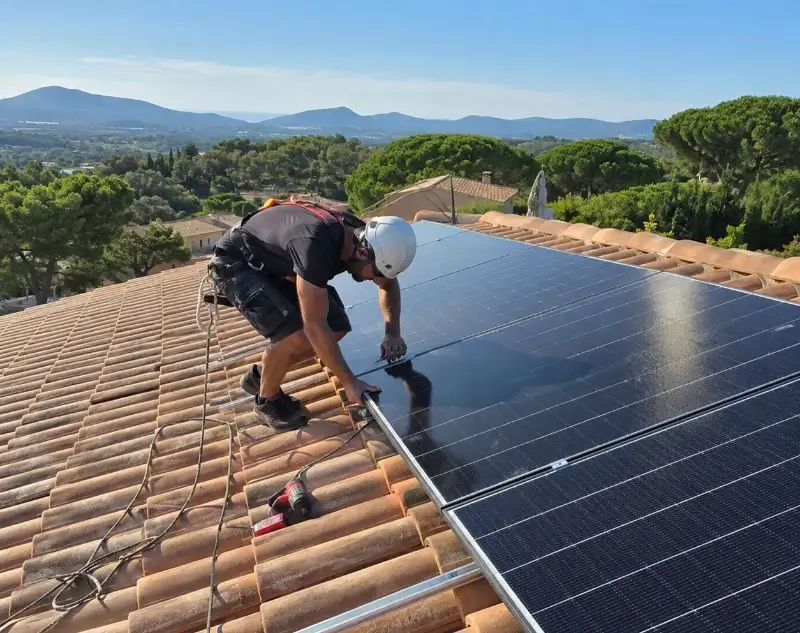 Installateur panneaux solaires Meslan — pose photovoltaïque sur toiture